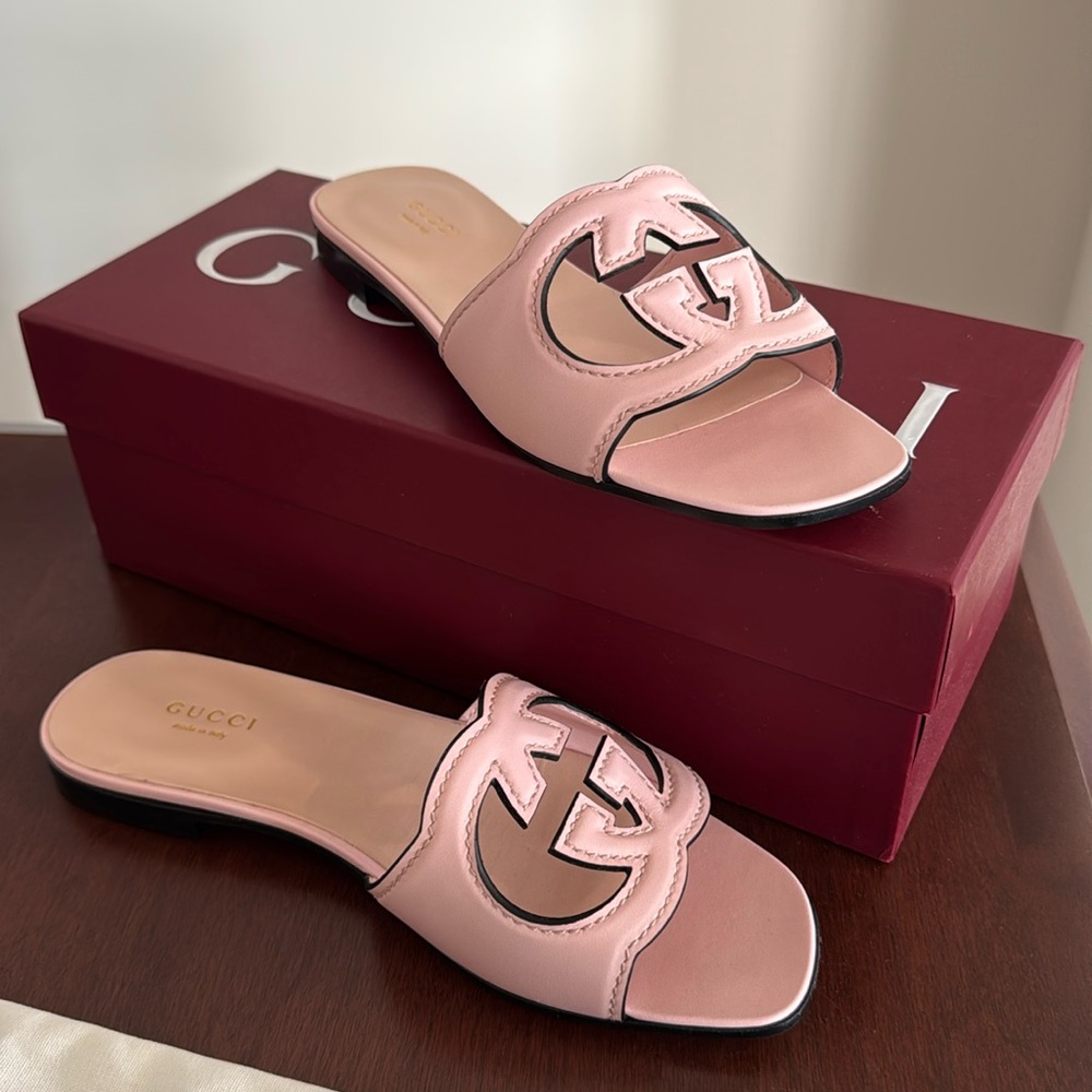 Gucci Pink Sandals